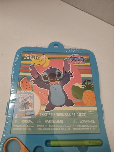 Disney STITCH Mini Attività Arte Cavalletto SET Adesivi Pastelli Forbici Attività Pad - Foto 2 di 11