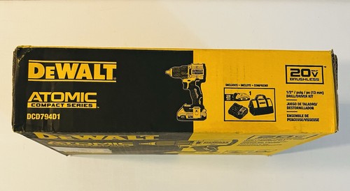 DeWALT DCD794D1 20V ATOMIC 1/2" MAX Kit trapano/avvitatore senza fili brushless NUOVO - Foto 9 di 9