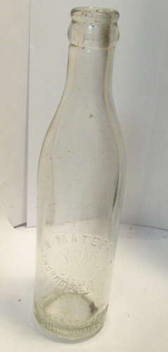 antike Sodaflasche - W.Matera Thorndake, Masse 8 oz frühe Flasche