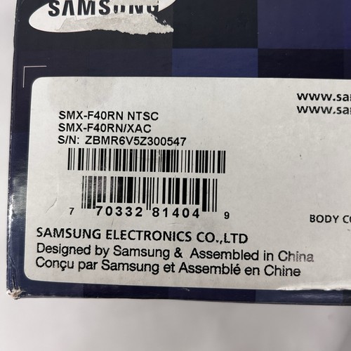 Samsung SMX-F40RN Digital Camcorder- Red, New, Open Box. - Picture 18 of 19