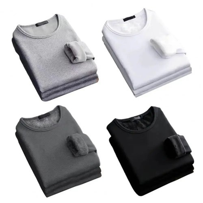 #ad #ad Mens Winter Thermal T Shirt Long Sleeve Fleece Lined Warm Base Layer Top $16.99