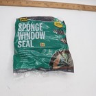 MD Weatherstrip Tape Sponge Rubber Black 1-1/4 x 3/8 Thick x 10 Ft 43154