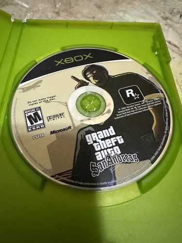 Grand Theft Auto: San Andreas - (Xbox 2005) No Manual Tested - Picture 3 of 4