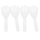 4pcs Rice Paddle: Plastic Non Stick Rice Spoon Scooper Potato Server Spatula