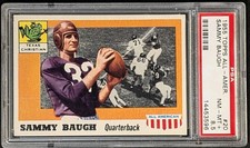 1955 Topps All-American #20 SAMMY BAUGH -- PSA 8.5 NM-MT+ -- **Centered**