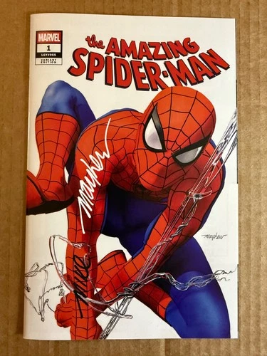 Amazing Spider-Man #1 SIGNED Mike Mayhew B&W Sig w/COA | VF/NM to NM- Combine 📦