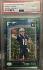 2024 Panini Donruss Optic Drake Maye #229 Rated Rookie Green Velocity PSA 10