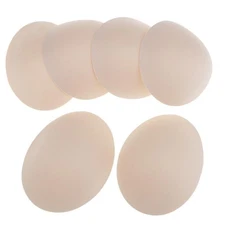 3 Pairs Foam rod Pads Insert 0.7cm Thickness Beige