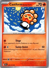 Castform Sunny Form 020/191 Common Regular SV08: Surging Sparks NM