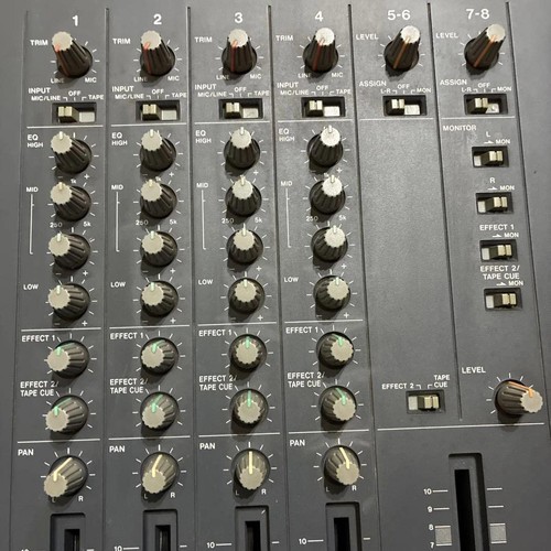 Tascam Portastudio 424MKII 4-Track Cassette Mixer Recorder Tested w/Case Used Jp - Picture 7 of 10