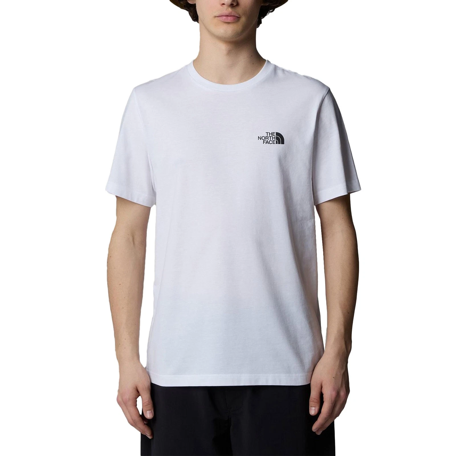 The North Face T Shirt Mens Simple Dome Plain cotton Short Sleeve Crew Neck Top