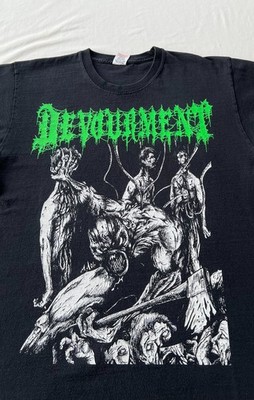 Vintage 2000s Devourment Butcher the Weak Death Metal Band T-shirt