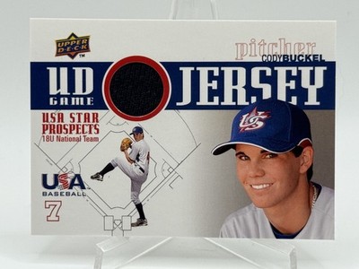 Cody Buckel 2009 Upper Deck USA Star Prospects 18U National Team Game Jersey J3