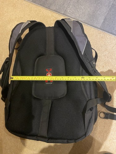 Wenger Swissgear Laptop Backpack Rucksack schwarz grau 17" - Bild 14 von 15