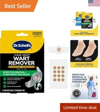 Comfortable Hydrogel Wart Removal Patches - Discreet 9 Count for Multi-Day Use
