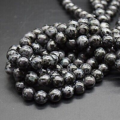 Natürlicher Indigo Gabbro Mystischer Merlinit Edelstein Runde Perlen - 6 mm 8 mm 10 mm