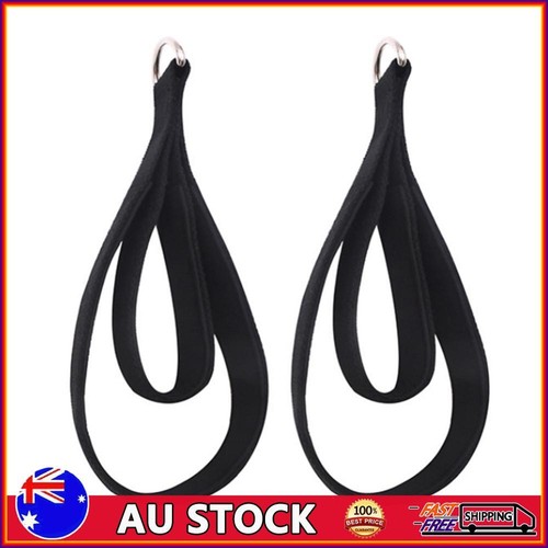 2PCS Pilates Double Loop Straps Fitness D-Ring Straps for Reformer Workout