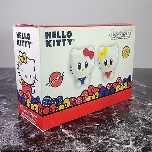 SDCC Hello Kitty & Mimmy Plush Set SuperBitz Summer Con Exclusive NUMBERED - Picture 5 of 8