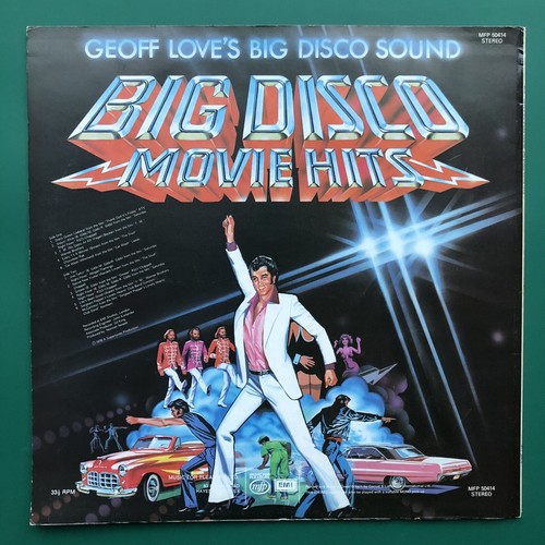 Geoff Love BIG DISCO MOVIE HITS Funk Soundtracks LP Grease Saturday Night Fever - Picture 2 of 12