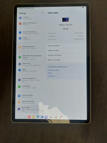Samsung Galaxy Tab S9+ WiFi Android Tablet, 256GB Storage 12GB RAM - Silver UK - Picture 5 of 14