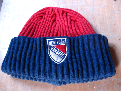 AMERICAN NEEDLE NEW YORK RANGERS NHL. KNIT CUFF Hat Cap. RED, WHITE, BLUE OSFA - Bild 1 von 4