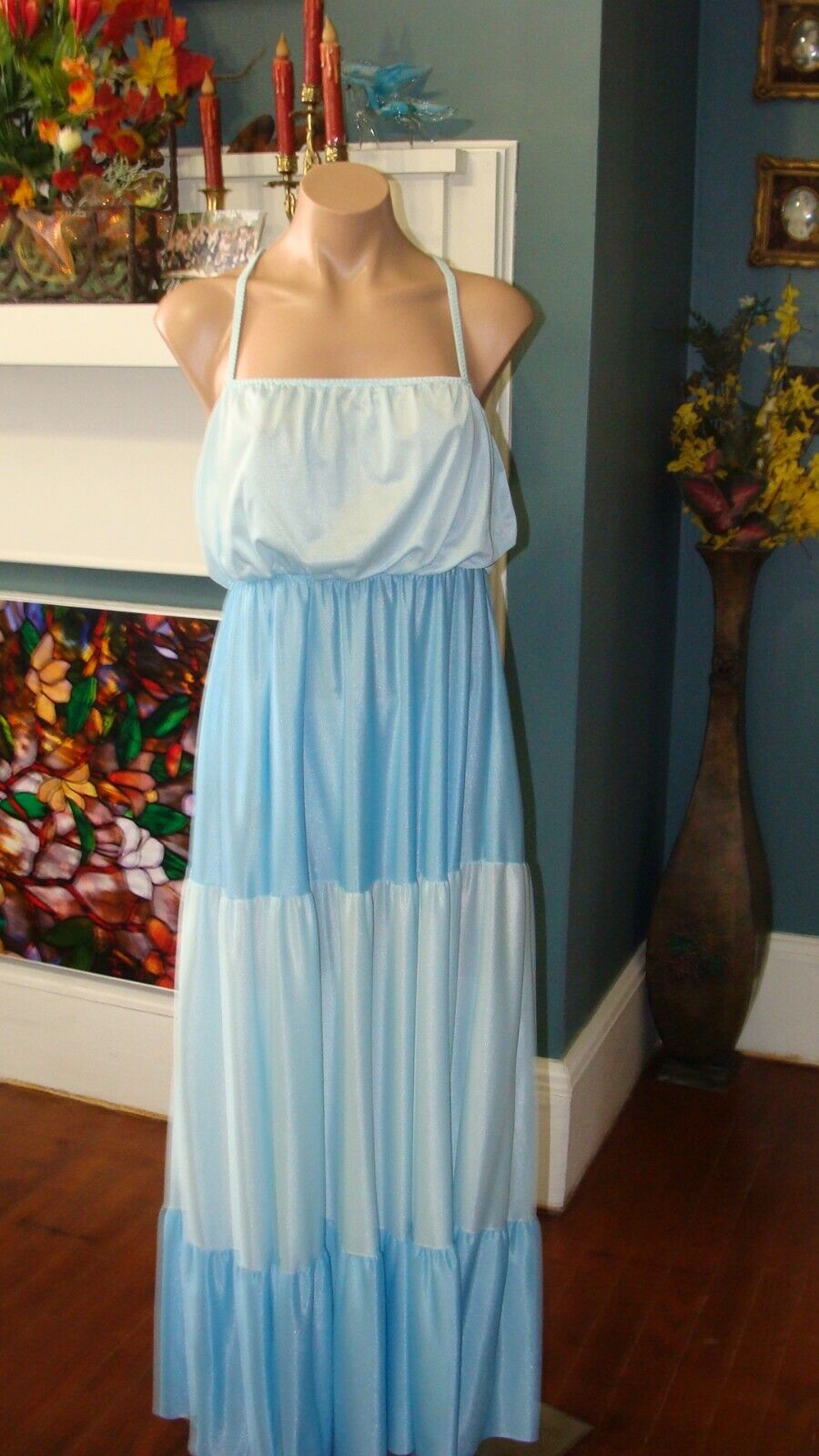 Ladies Max 47% OFF Women's Vintage Beeline Fashions Manufacturer OFFicial shop B Nylon Long Nightgown -