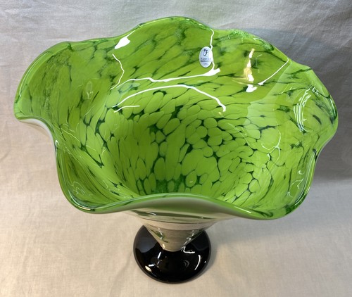 Fenton Studio Art Glass By Frank Workman " Windblown " Vase LIMITED EDITION - Picture 1 of 12