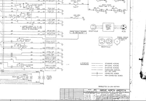 Grove MZ116B Boom Lift Service Repair Parts Hydraulic Wiring Owner Manual Set - Picture 5 of 5