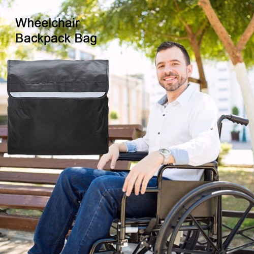 Wheelchair Back Bag Waterproof Wheel Chair Storage Pouch for Most Wheelchairs - Picture 9 of 12