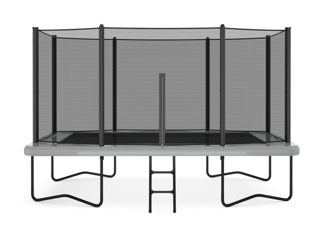 Akrobat Trampolin Primus Challenger rechteckig 14x10ft anthrazit + Netz + Leiter Akrobat Trampolin Primus Challenger rechteckig 14x10ft anthrazit + Netz + Leiter