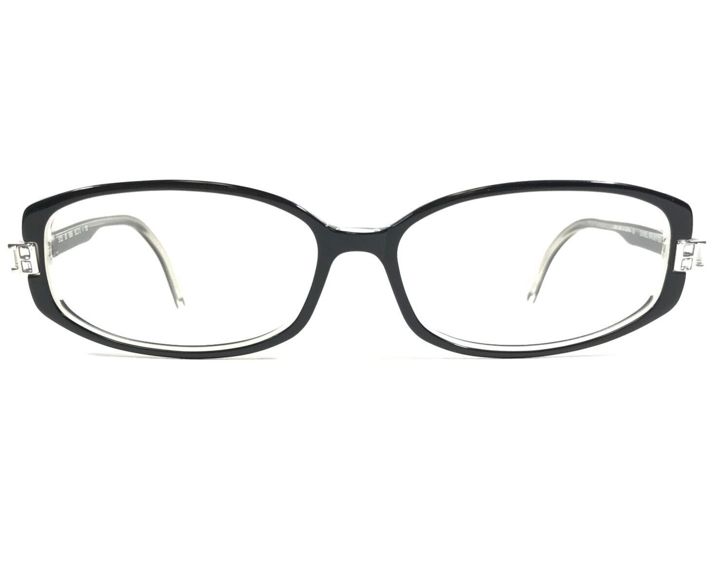 Оправа для очков Daniel Swarovski S125 00 6056 Черная прозрачная прямоугольная 53-13-130