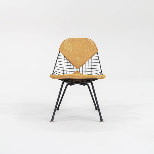 C. 1954 Herman Miller Eames Draht LKX-2 Seiten-/Liegestuhl mit OG Bikinipad - Bild 9 von 11