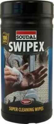 Soudal Swipex Heavy Duty Industrie Handtücher Fett 100 Tücher Wundertücher Wanne