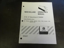 New Holland 47" Rotary Broom Operator's Manual   715650006