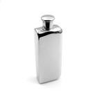 3oz Hip Flask 18/8 Stainless Steel Handy Design With Ring Lid 18/8 S/Steel