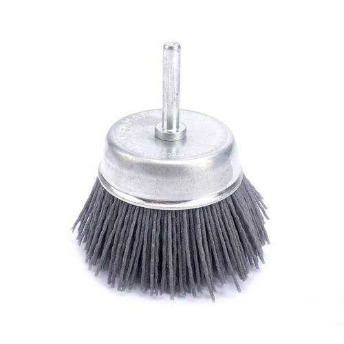 3Pcs 75mm 3Inch Nylon Abrasive Cup Brush Set Metal Polishing Grinder Rotary Tool - Picture 7 of 8