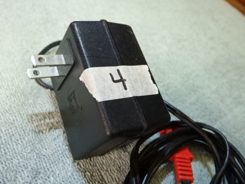 VINTAGE TYCO PLUG IN HOBBY TRANSFORMER FOR HO SLOT CAR SETS RED V PLUG 15vdc - Picture 5 of 5