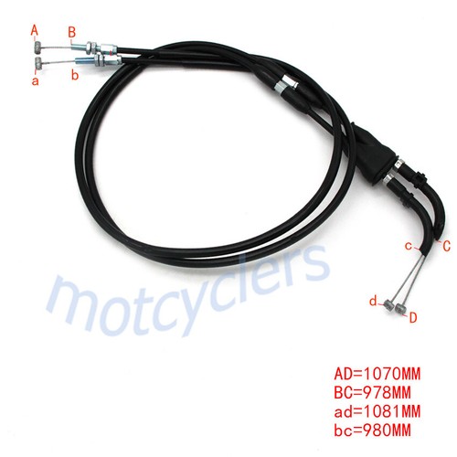 Throttle Cable Fit for Kawasaki KL650 KLR650 2008-2017 54012-0184 - Picture 2 of 7