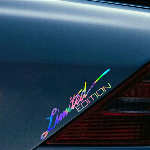 2* LIMITED EDITION Car Body Creative Vinyl Decal Laser Color Sticker Accessories - Picture 12 of 12