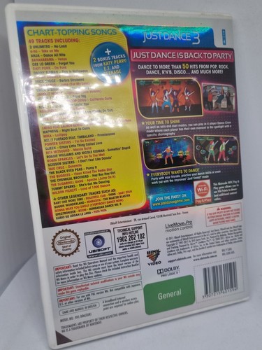 Just Dance 3 Special Edition (Nintendo Wii, 2009) Complete With Manual VGC - PAL - Picture 3 of 3