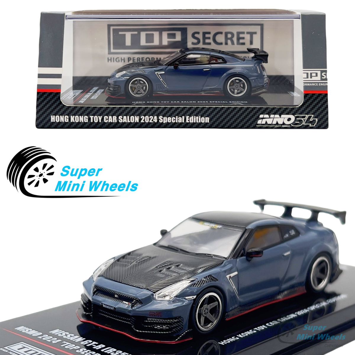 イノモデル 1/64 日産 スカイライン GT-R R35 トップシークレット INNO Models(イノモデル) 1/64 (ダイキャスト製) NISSAN GT-R