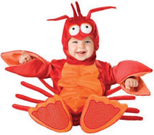 Incharacter 4pc Lil Lobster Plush Halloween Costume- 18M /2T NEW Toddler NEW - Picture 1 of 1