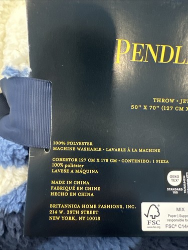NWT New Pendleton 50x70 Multicolor Sherpa Throw Fleece Blanket Southwest Aztec - Picture 3 of 4