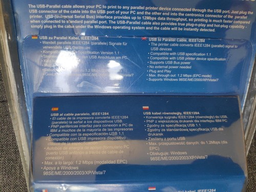 LogiLink - Usb to Parallel Cable - Adaptador USB - Centronics - AU0003C - Picture 3 of 5