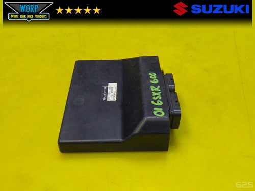 01-03 SUZUKI GSX-R600 CDI IGNITION BLACK BOX ECU ECM COMPUTER  GENUINE OEM  - Foto 6 di 8