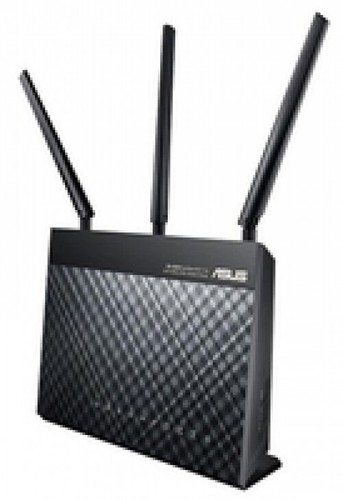 Asus DSL-AC68U AC1900 Black Diamond Dual-Band WLAN-Modemrouter (VDSL2 / ADSL2/2+ - Foto 2 di 5