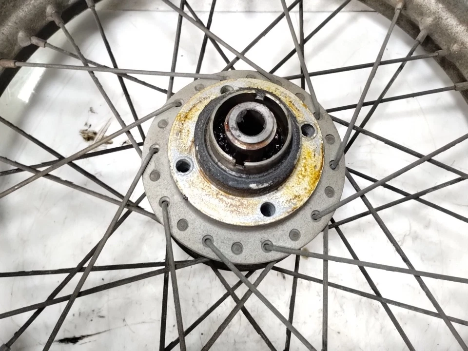 1976 Triumph Bonneville 750 T140 Rear Wheel Rim STRAIGHT (no tire) 18" - Image 3 of 4