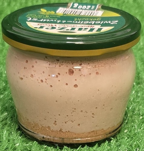 (14,95€/kg Harzer Hausmacher ZWIEBELMETTWURST 200g Wurstglas Keunecke Ostprodukt - Bild 3 von 4