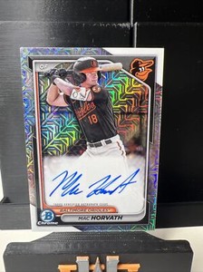 2024 Bowman Chrome  Mega Box Mac Horvath Mojo Refractor Auto #BMA-MH