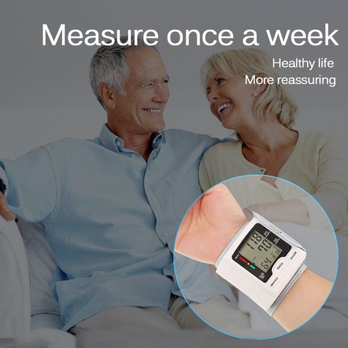 Digital LCD Display Wrist Blood Pressure Monitor Heart Beat Rate Measure - Picture 5 of 12